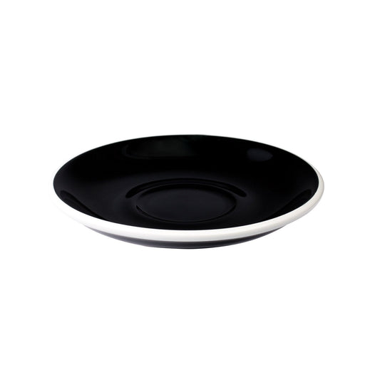 Loveramics Egg Cappuccino / Flat White Saucer (Black) 14.5cm