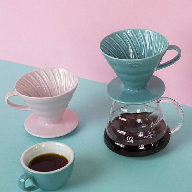 Hario V60 Ceramic Coffee Dripper Grey - Size 02