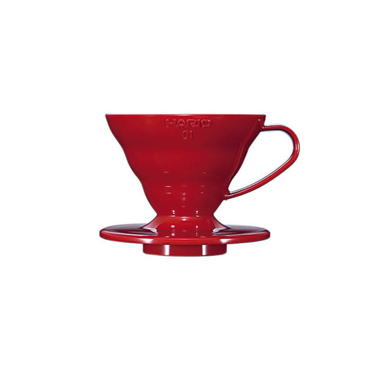 Hario V60 Coffee Dripper Red Plastic Size 01