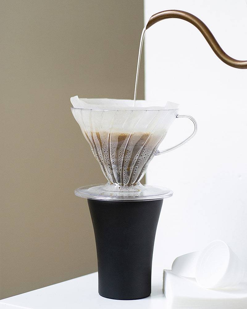 Hario V60 Coffee Dripper Set Transparent Size 02