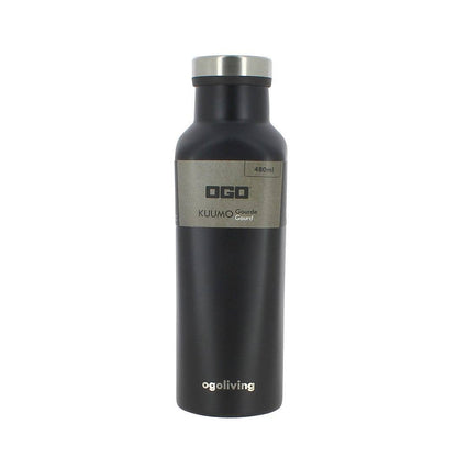 Kuumo 480 ml isothermal bottle black