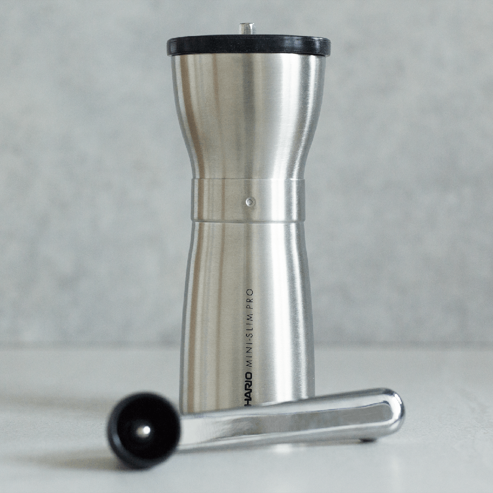 Hario Mini-Slim PRO Coffee Grinder (Stainless Steel)